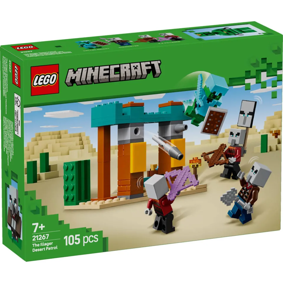 Lego Minecraft De Illagers in de woestijn gamingset voor kinderen 21267, foto 3