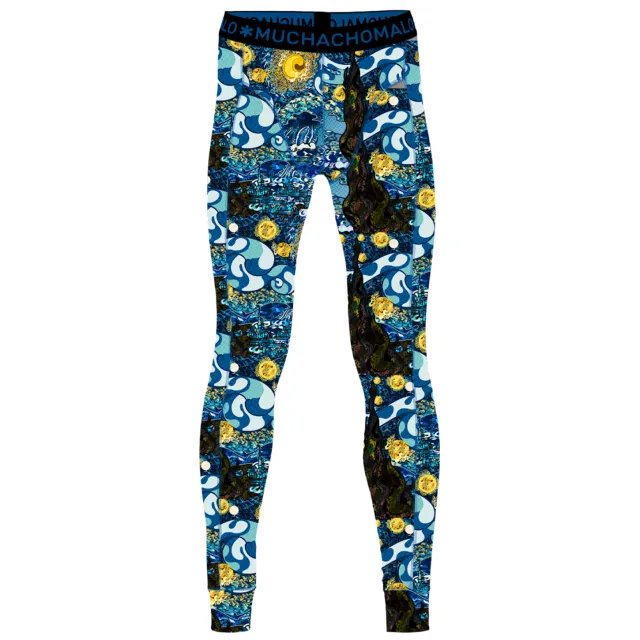 Muchachomalo Jongens 1-pack Long John Starry Veelkleurig