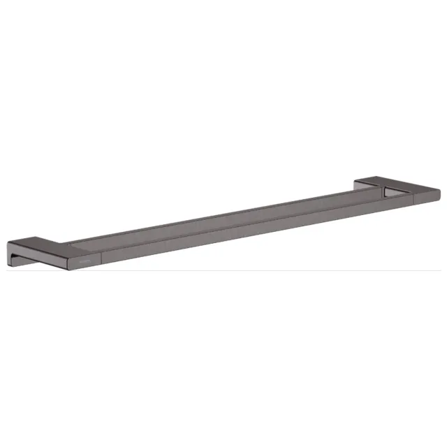 Hansgrohe Dubbel Handdoekrek AddStoris HansGrohe 64,8 cm Geborsteld Zwart Chroom