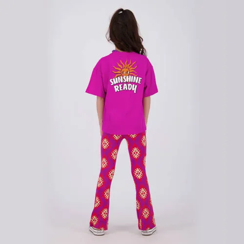 Vingino t-shirt met backprint fuchsia, foto 3