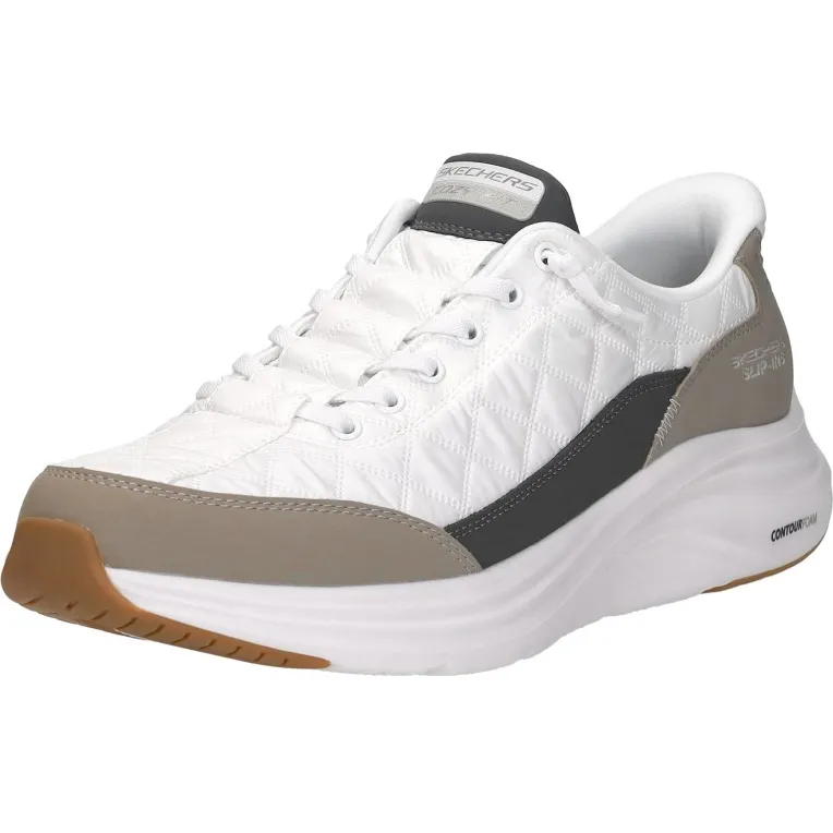 Skechers Slip-ins Contour Foam Cozy Fit lage sneaker wit, foto 3