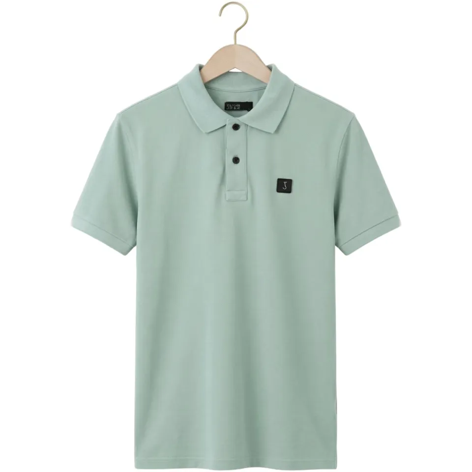 Butcher of Blue Heren Polo's & T-shirts Army Pique Polo - Mint, foto 2