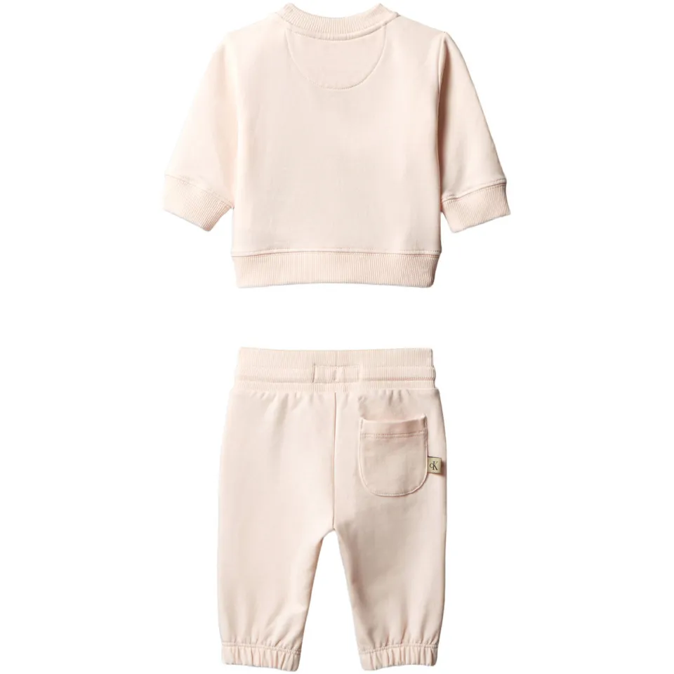 Calvin Klein sweater en broek set met logo - lichtroze Logo, foto 2