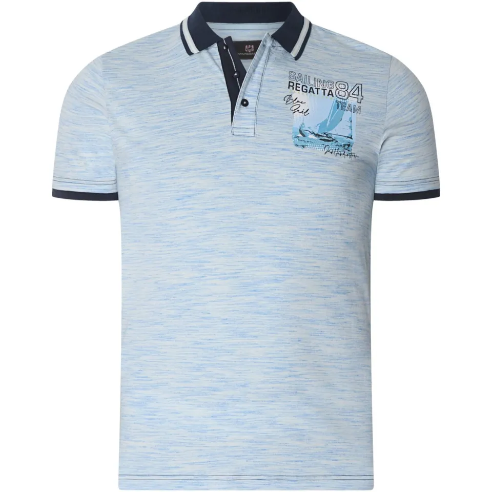 Jan Vanderstorm +FIT Collectie regular polo GILGI wit, foto 2