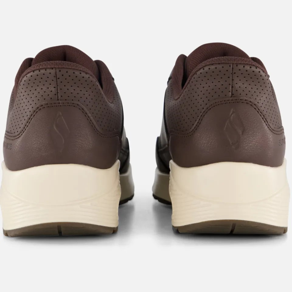 Skechers Uno Banksia Luxe Slip-Ins Instappers donkerbruin, foto 5