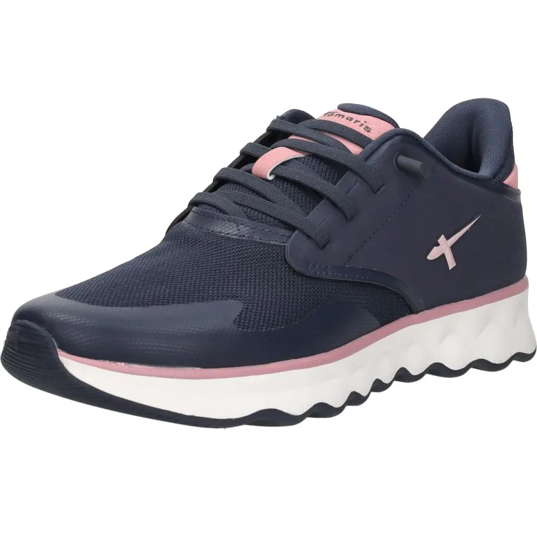 Tamaris sneakers laag donkerblauw blauw, foto 3