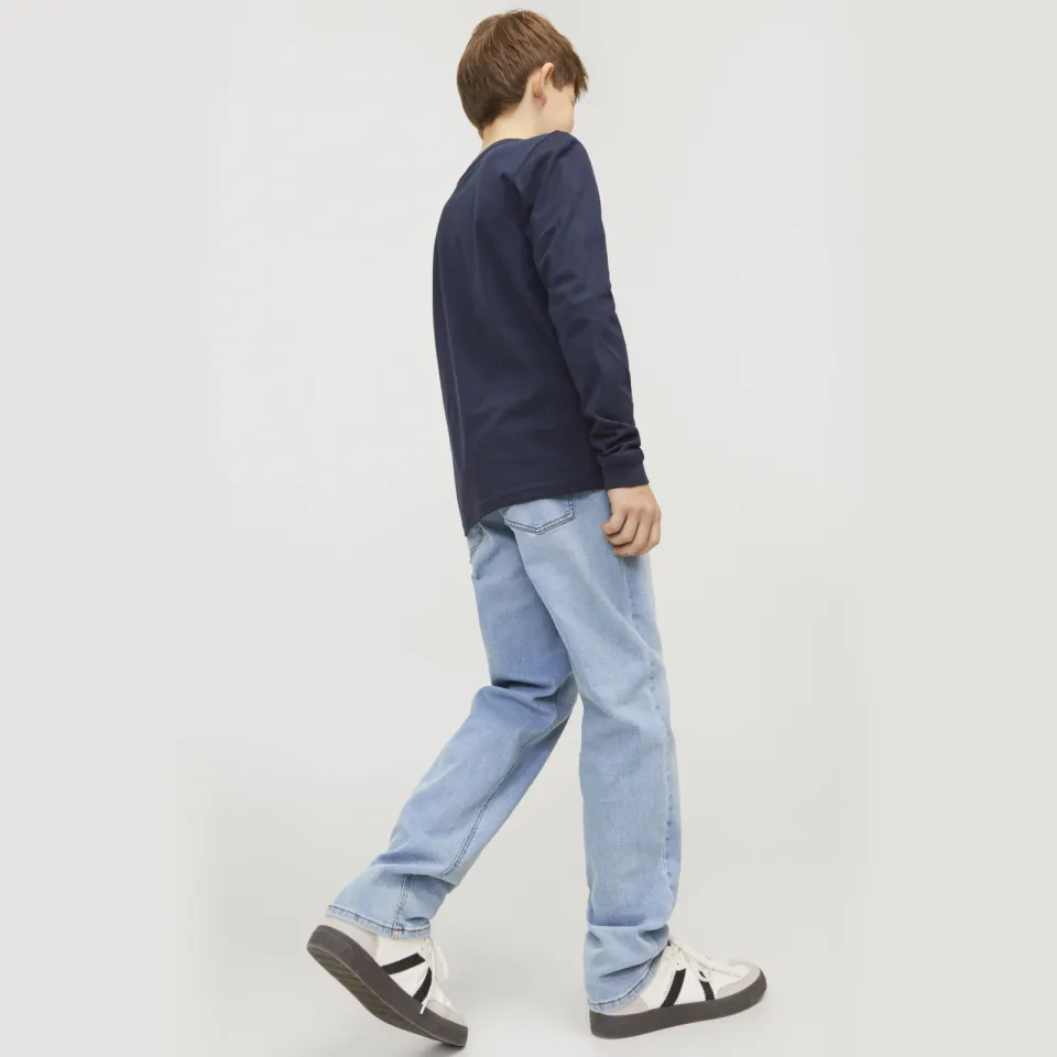 Jack & Jones JUNIOR regular fit jeans JJICLARK light blue denim, foto 4