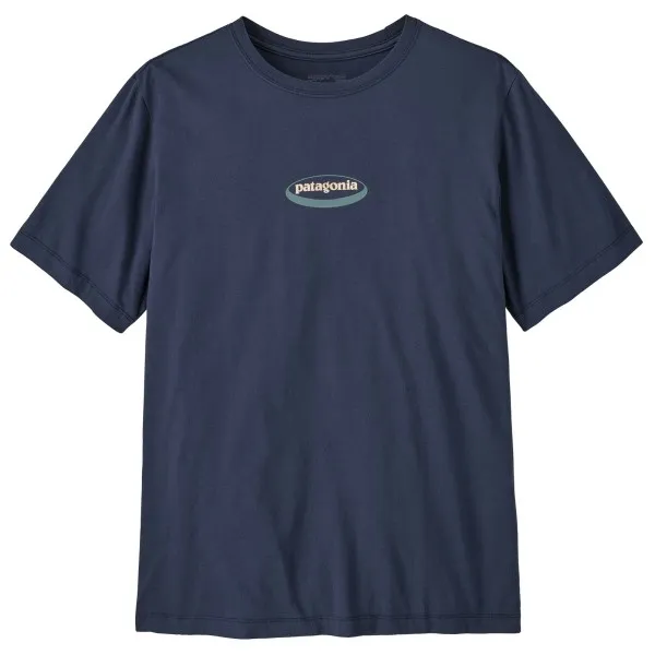 Patagonia 95 Oval Logo T-Shirt - T-shirt, blauw