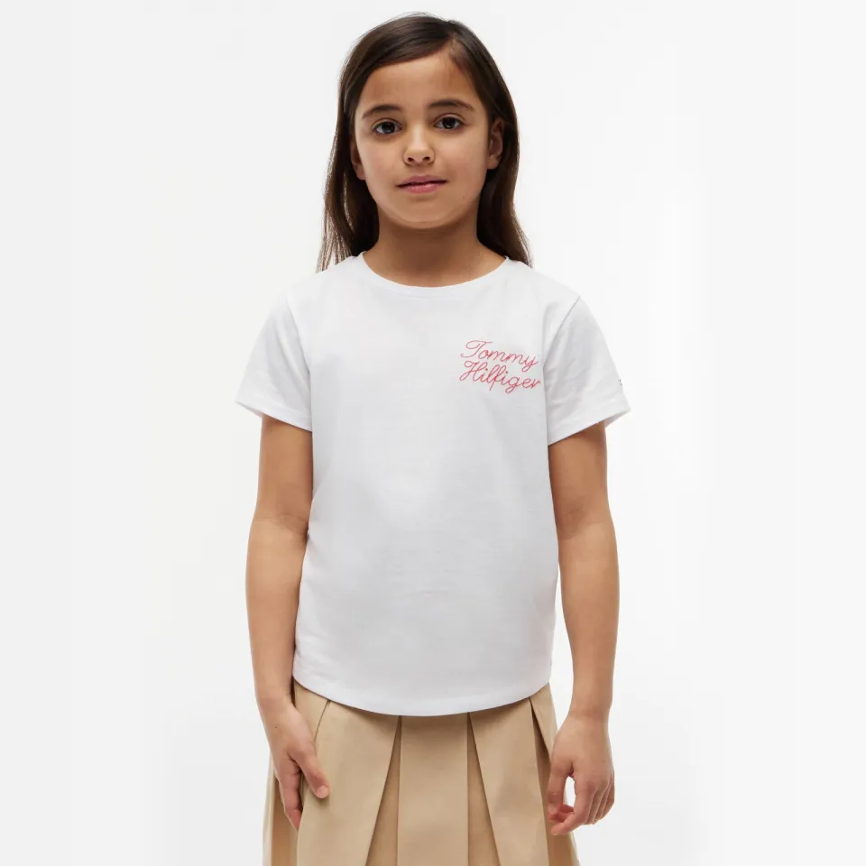 Tommy Hilfiger t-shirt wit met tekst, foto 4
