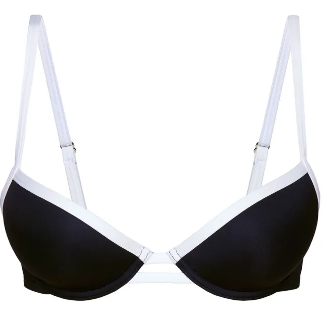 Joop! Bikini-top met verstelbare bandjes model 'Blanca Beach' Zwart