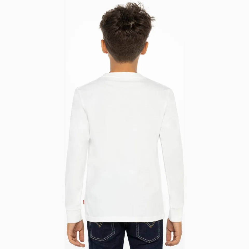 Levi's Kids Batwing longsleeve wit, foto 6