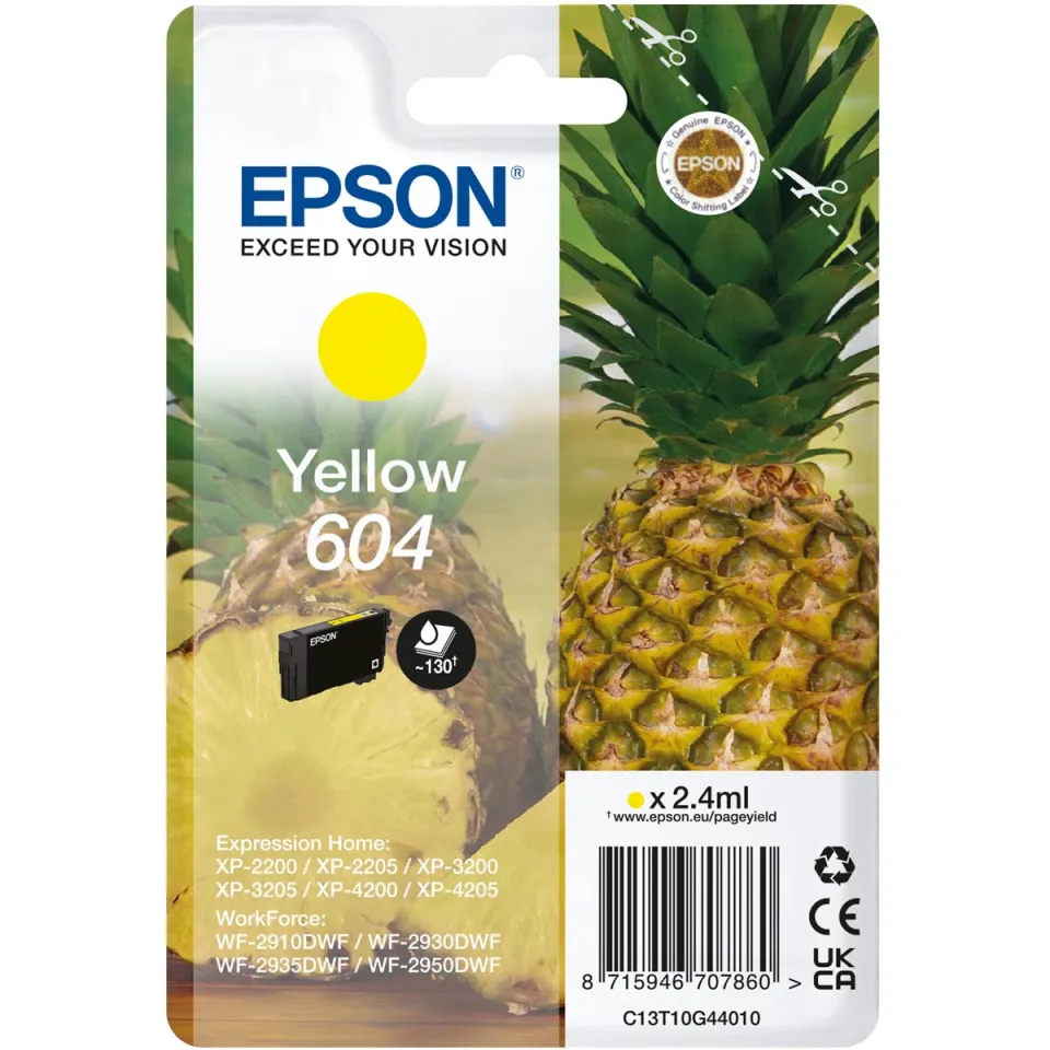 Epson 604 inktcartridge geel