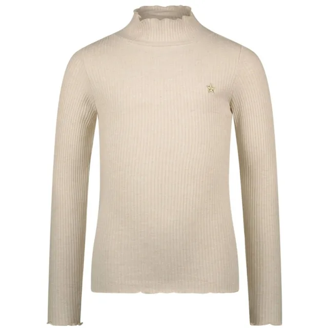 Like Flo longsleeve beige met glitter, foto 2