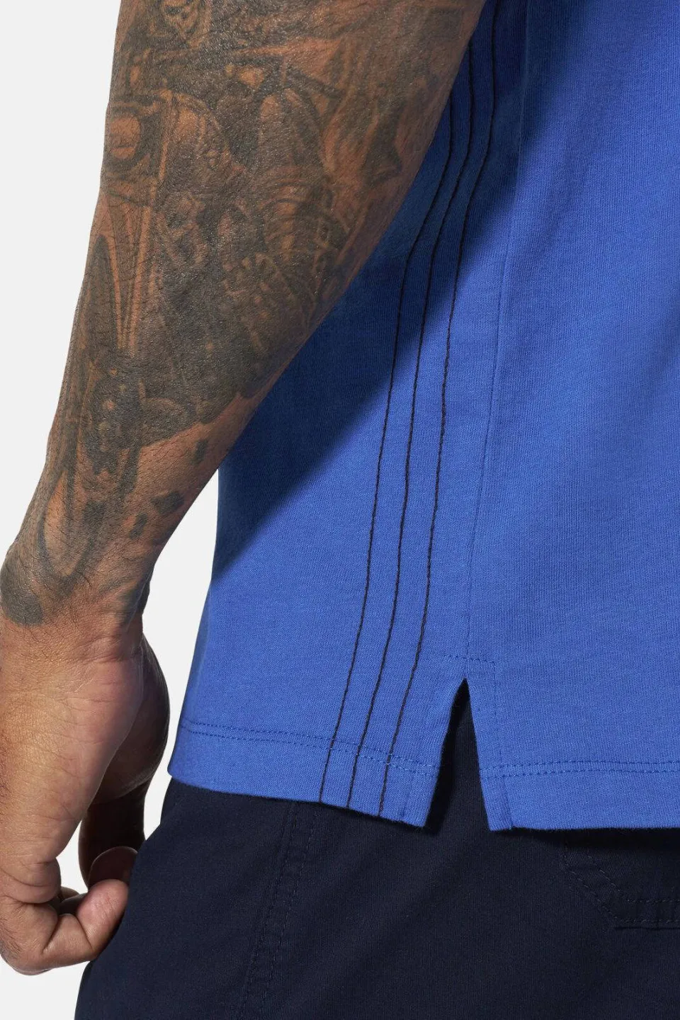 Jan Vanderstorm oversized polo Plus Size OLFTIN blauw, foto 4