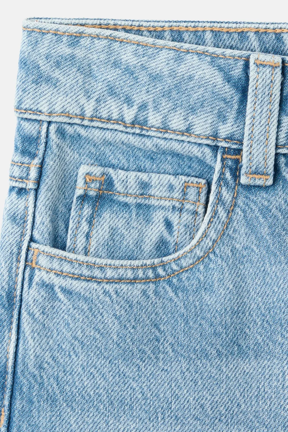 Mango Kids wide leg jeans - lichtblauw, foto 5