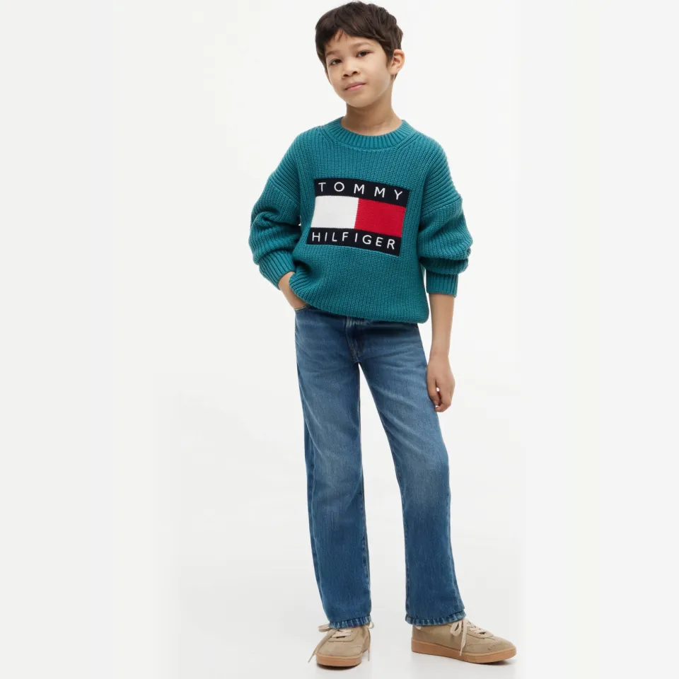 Tommy Hilfiger Archive straight leg jeans - mediumblauw Denim dark 02