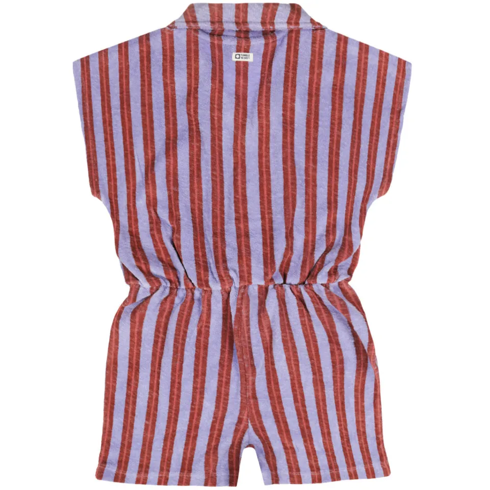 Tumble 'n Dry gestreepte playsuit lila, foto 3
