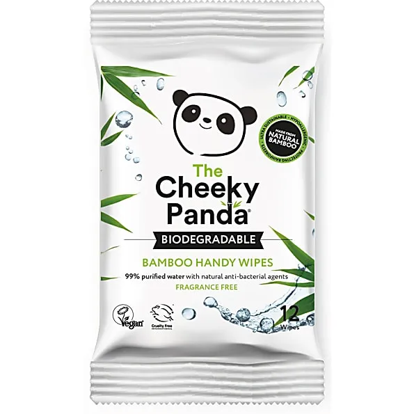 The Cheeky Panda bamboe vochtige doekjes 12 stuks
