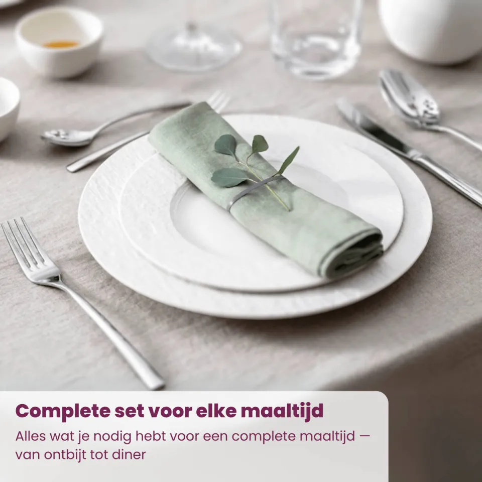 Villeroy & Boch Piemont bestekset 24-delig zilver, foto 4