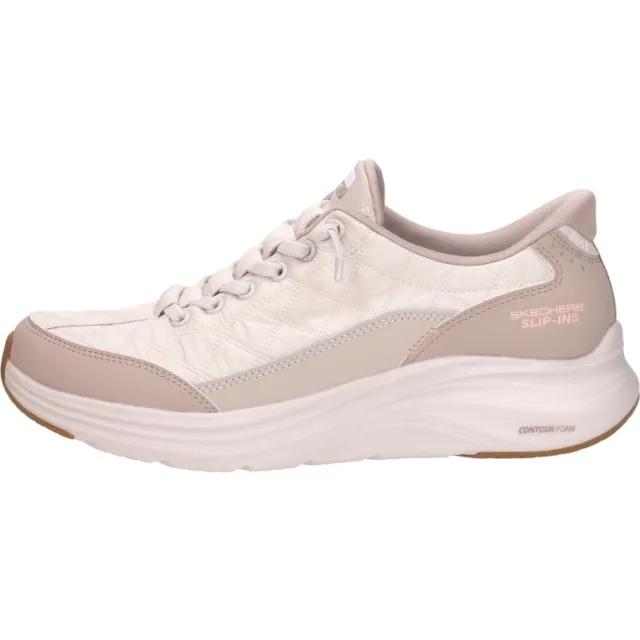 Skechers Slip-Ins Cozy Fit Knotted Bungee sneakers beige, foto 2