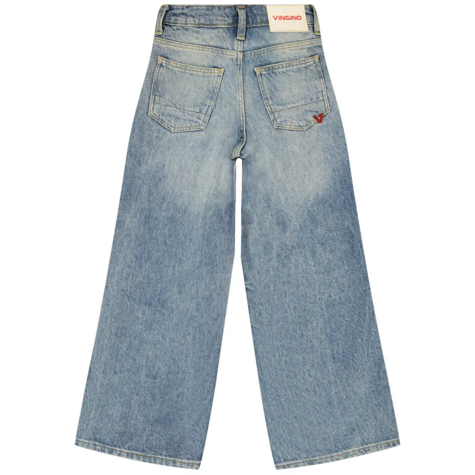 Vingino Cassie wide leg jeans - lichtblauw, foto 4