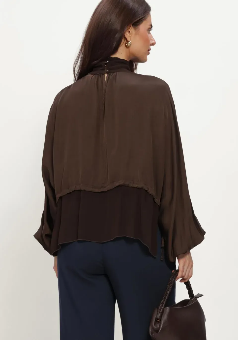 Freebird Bibiana top donkerbruin, foto 3