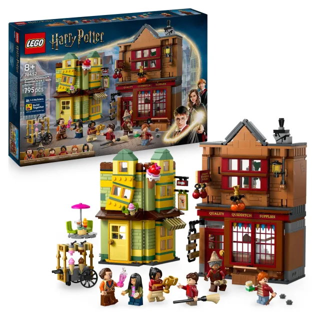 Lego Harry Potter Zwik & Zwachtels Zwerkbalpaleis en IJssalon 76452, foto 2