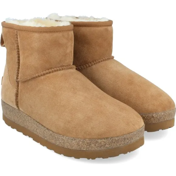 Haflinger Aino - Pantoffels, beige/bruin