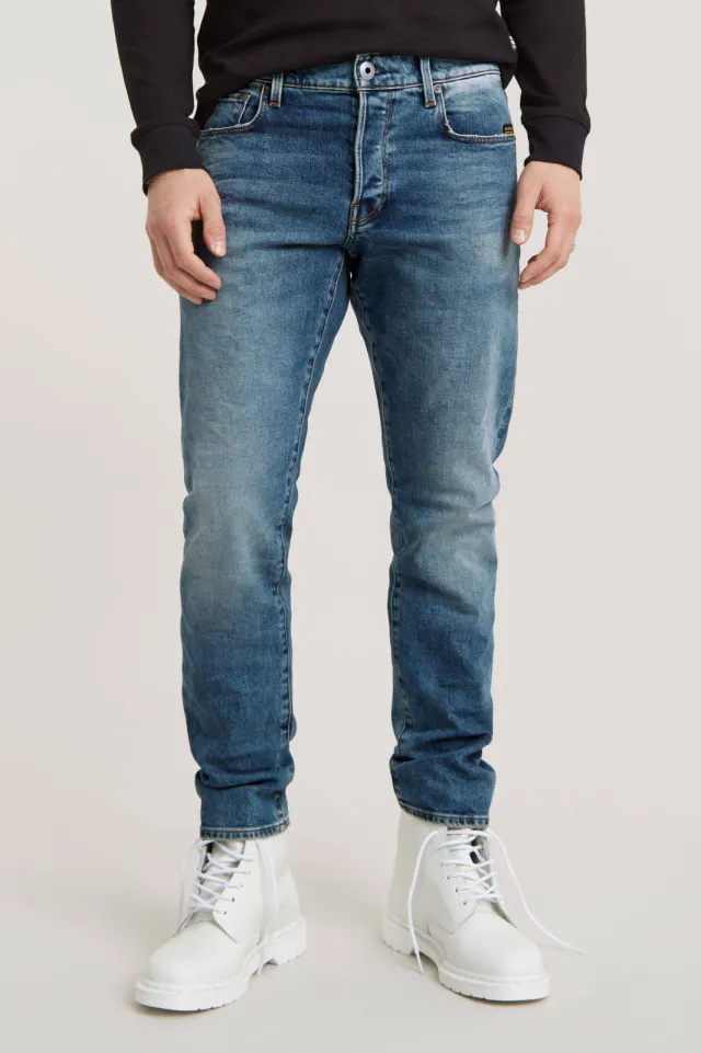 G-Star 3301 straight tapered fit jeans vintage azure