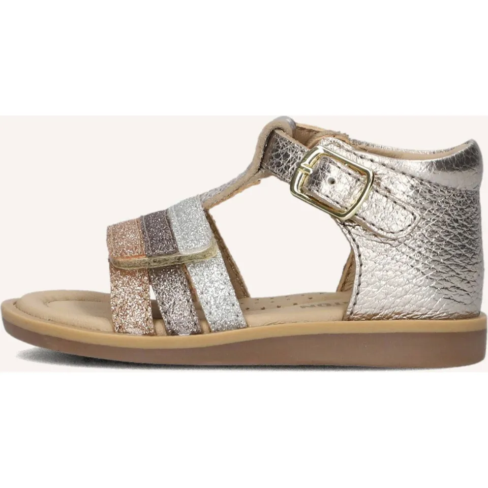 Ton & Ton Sandalen Siri Goud, foto 4