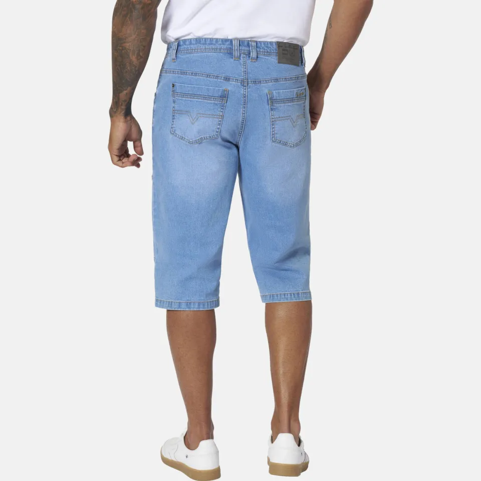 Jan Vanderstorm Esbjorn denim bermuda lichtblauw, foto 4