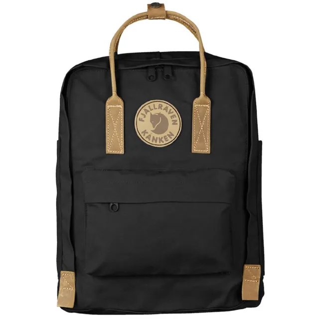 Fjällräven Kånken No. 2 rugzak zwart Zwart/beige