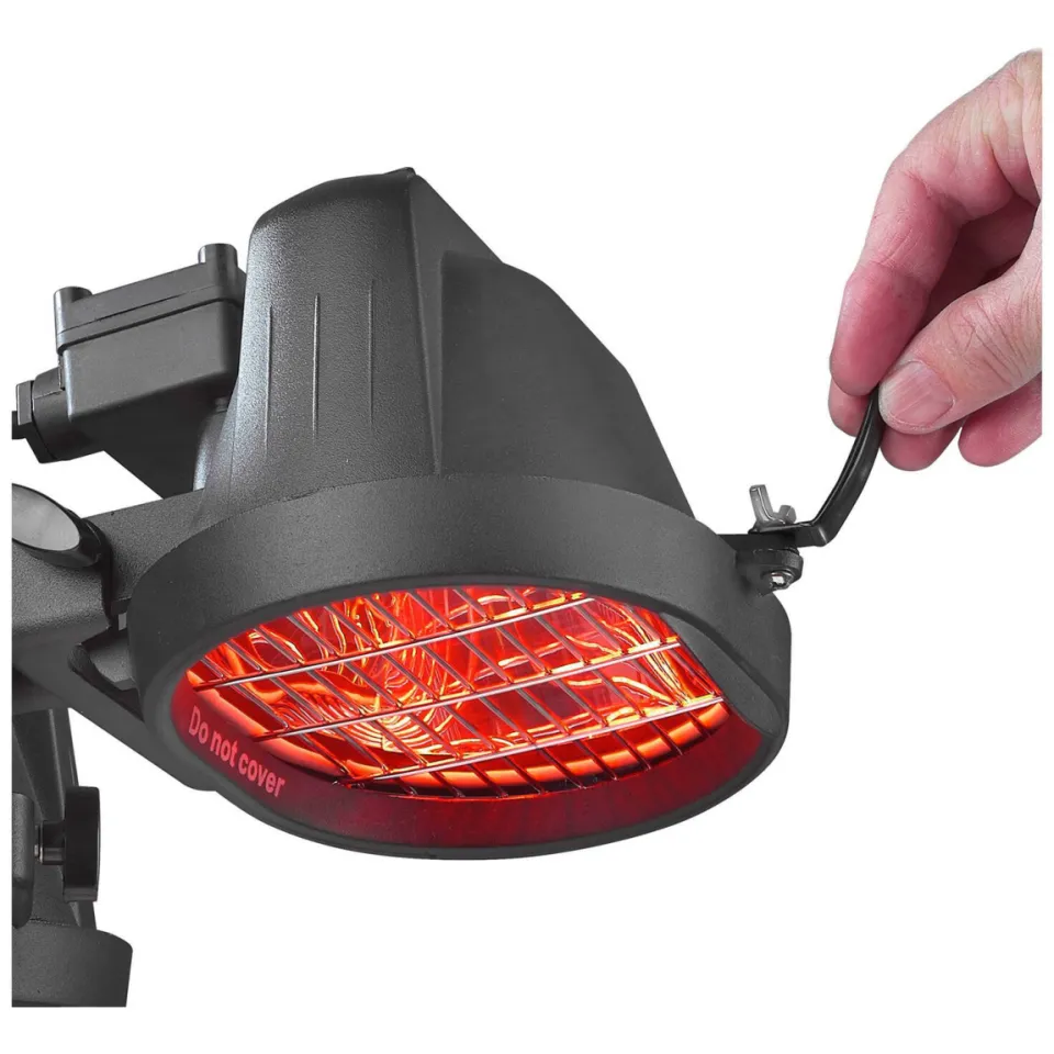 Eurom parasolheater 1500 zwart, foto 6