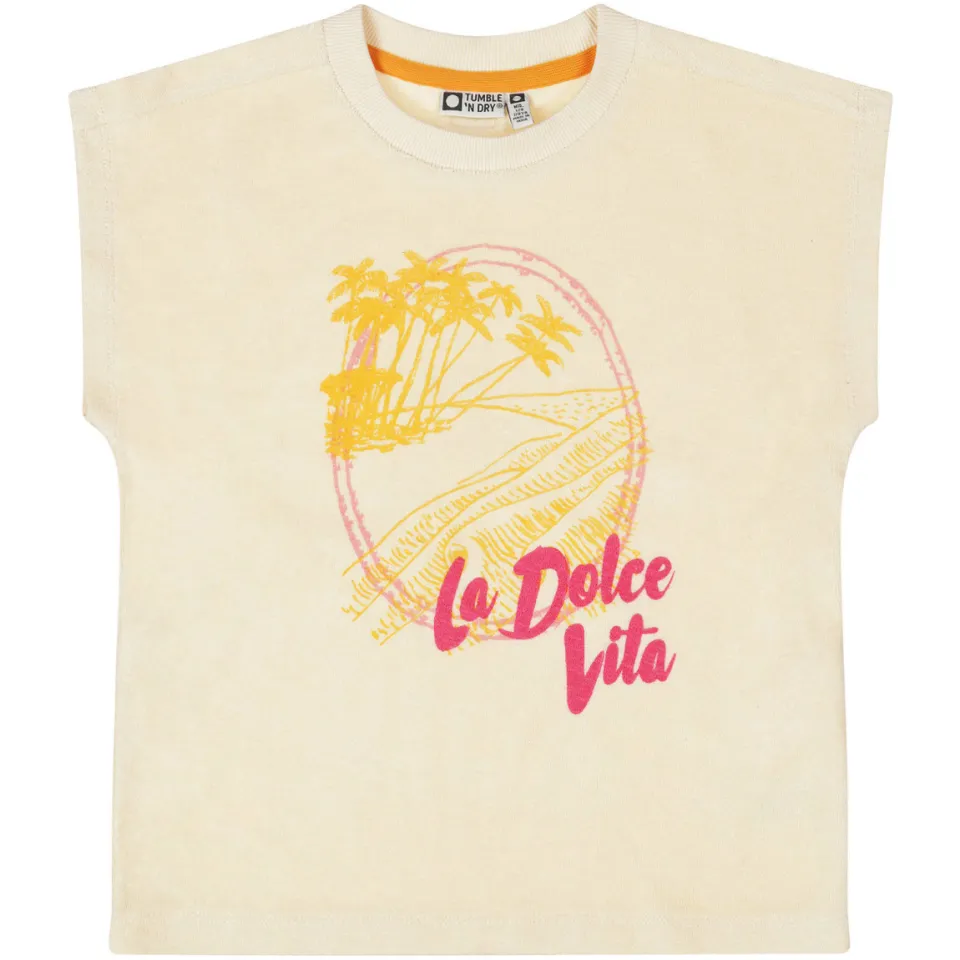 Tumble 'n Dry T-shirt lichtgeel, foto 3