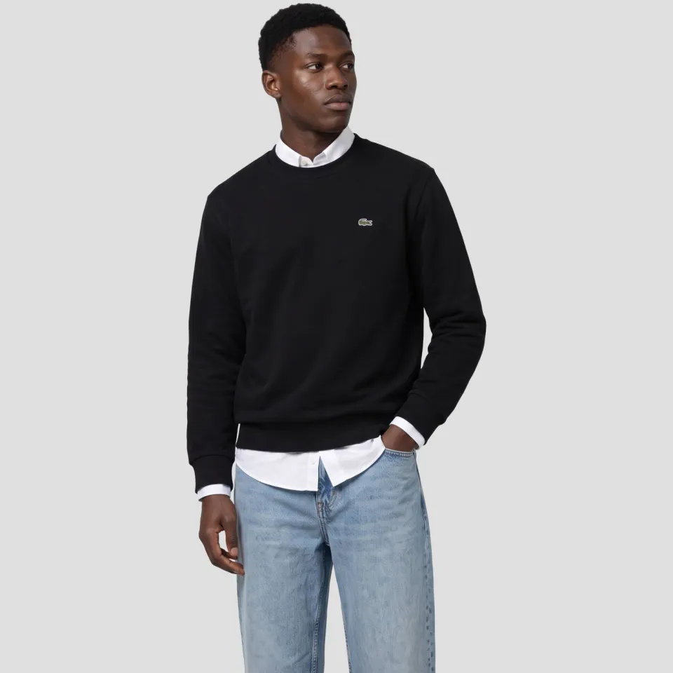 Lacoste regular fit sweater - zwart, foto 3