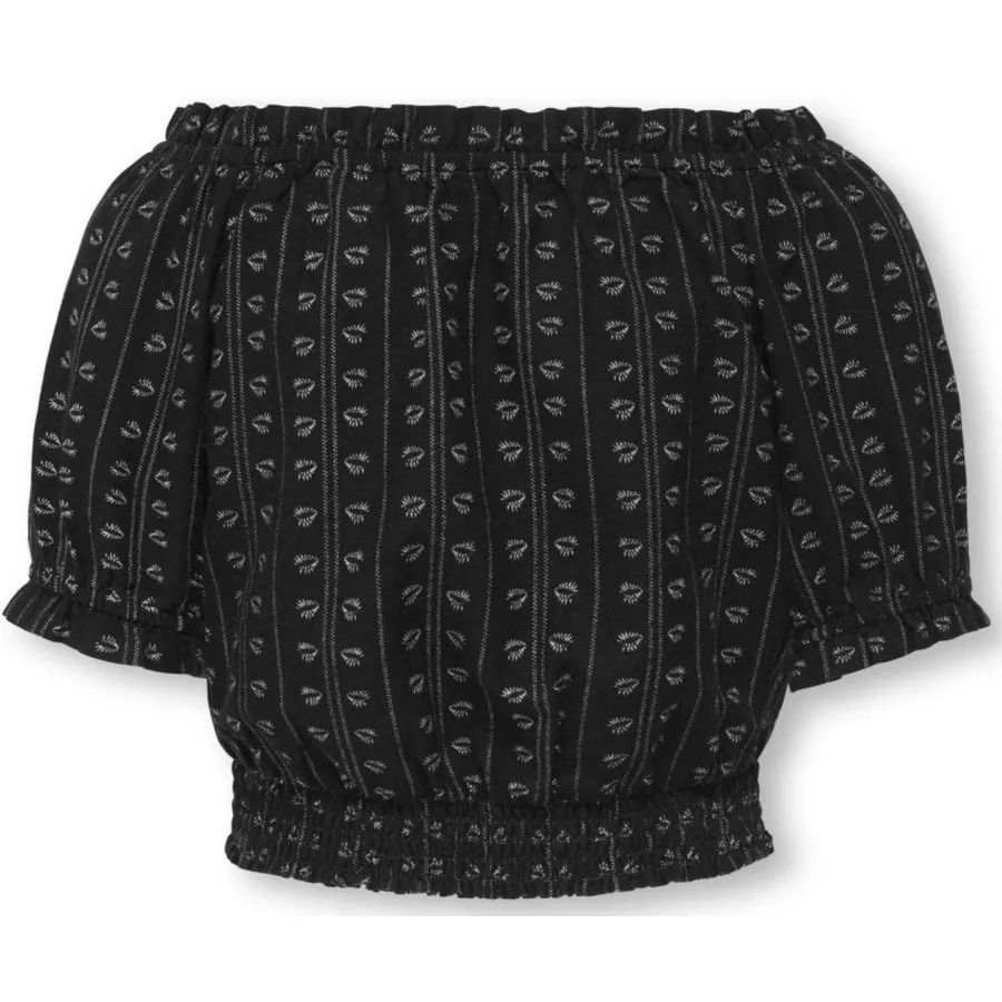 Only off shoulder top zwart, foto 3