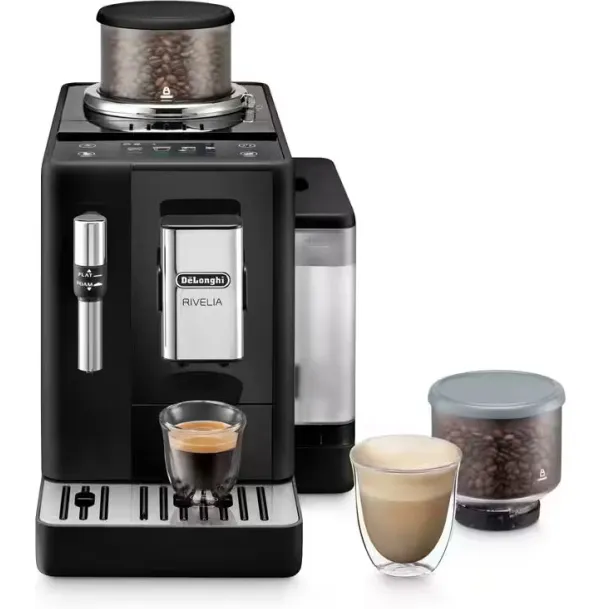 DeLonghi Rivelia EXAM440.35.B espressomachine zwart antraciet-zwart