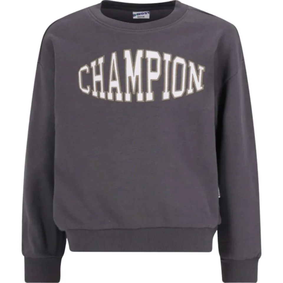 B.Nosy rechtvallende sweater met tekst - grijs, foto 2