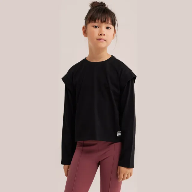 WE Fashion longsleeve zwart, foto 3