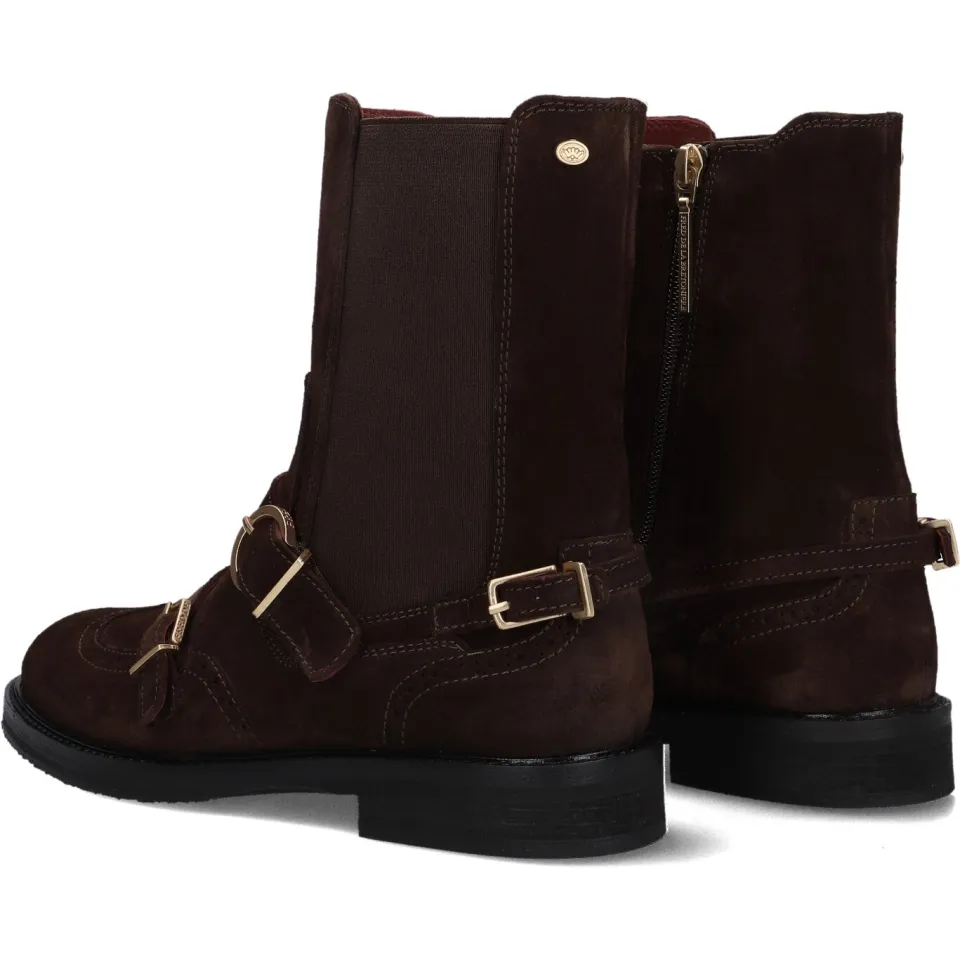Fred de la Bretoniere leren chelsea boots - donkerbruin, foto 4