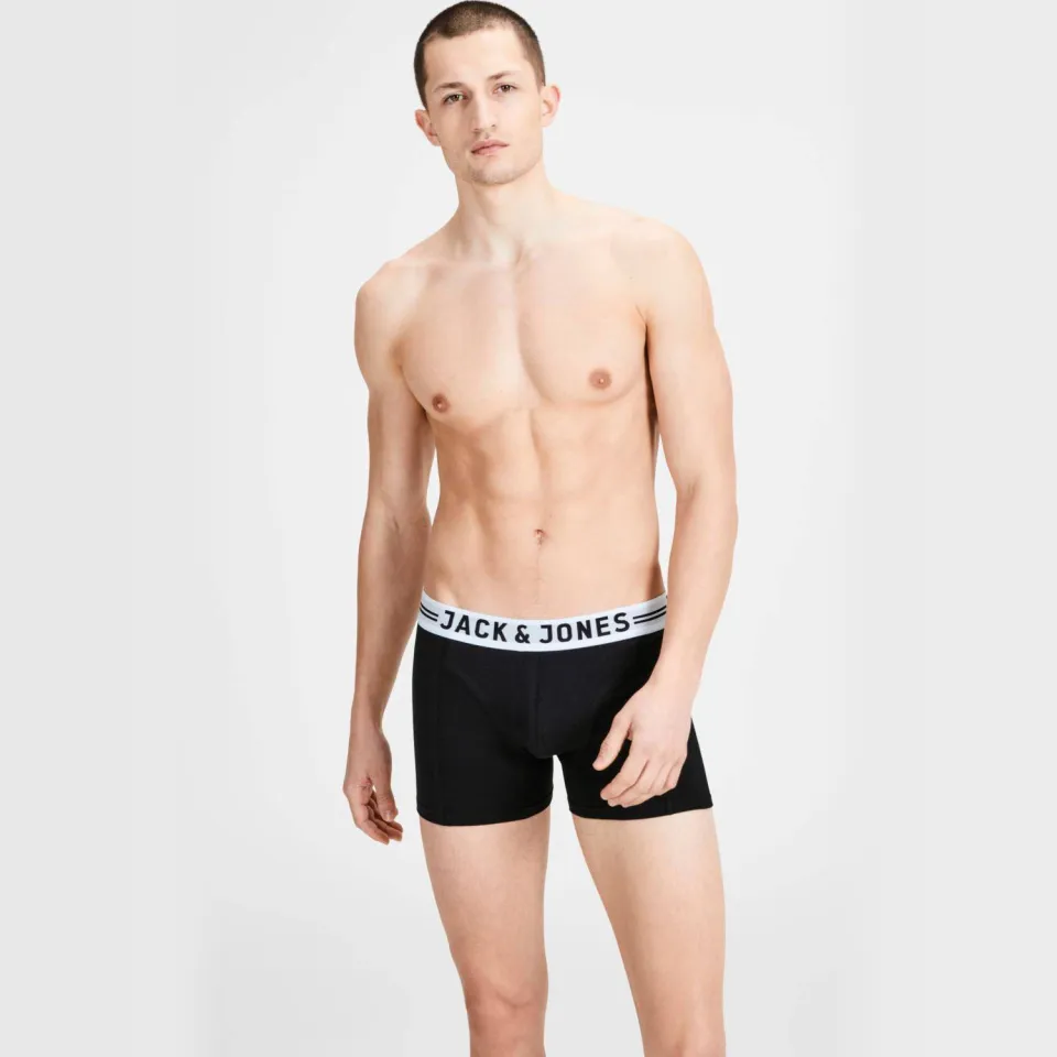 Jack & Jones Sense boxershorts 3-pack zwart