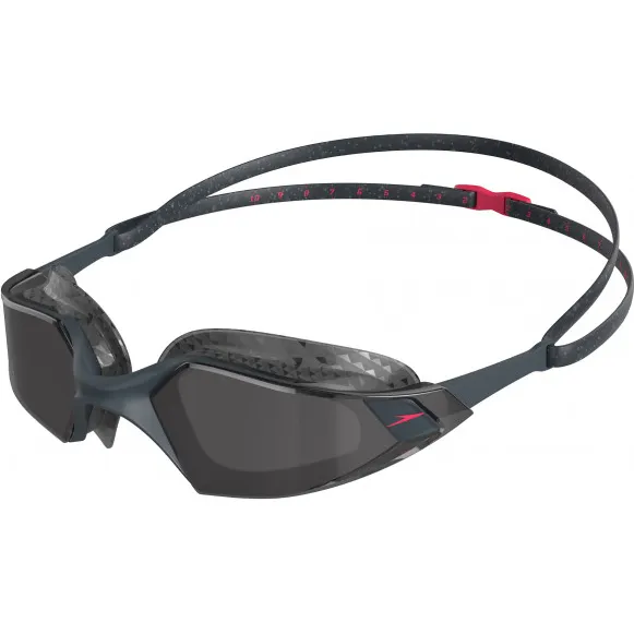 Speedo Aquapulse Pro zwembril zwart Zwart/rood