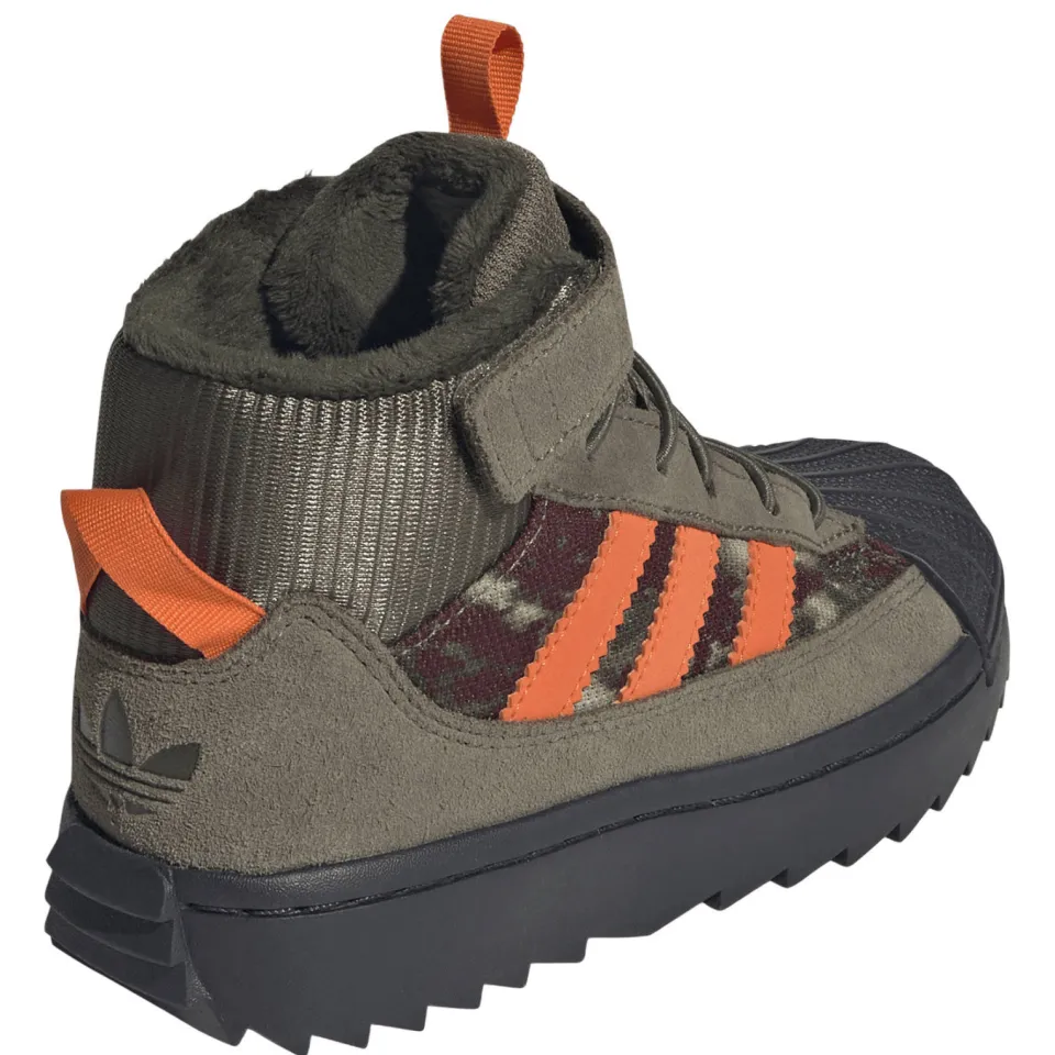 Adidas Originals Superstar Winter Trek sneakers - olijfgroen/oranje, foto 5