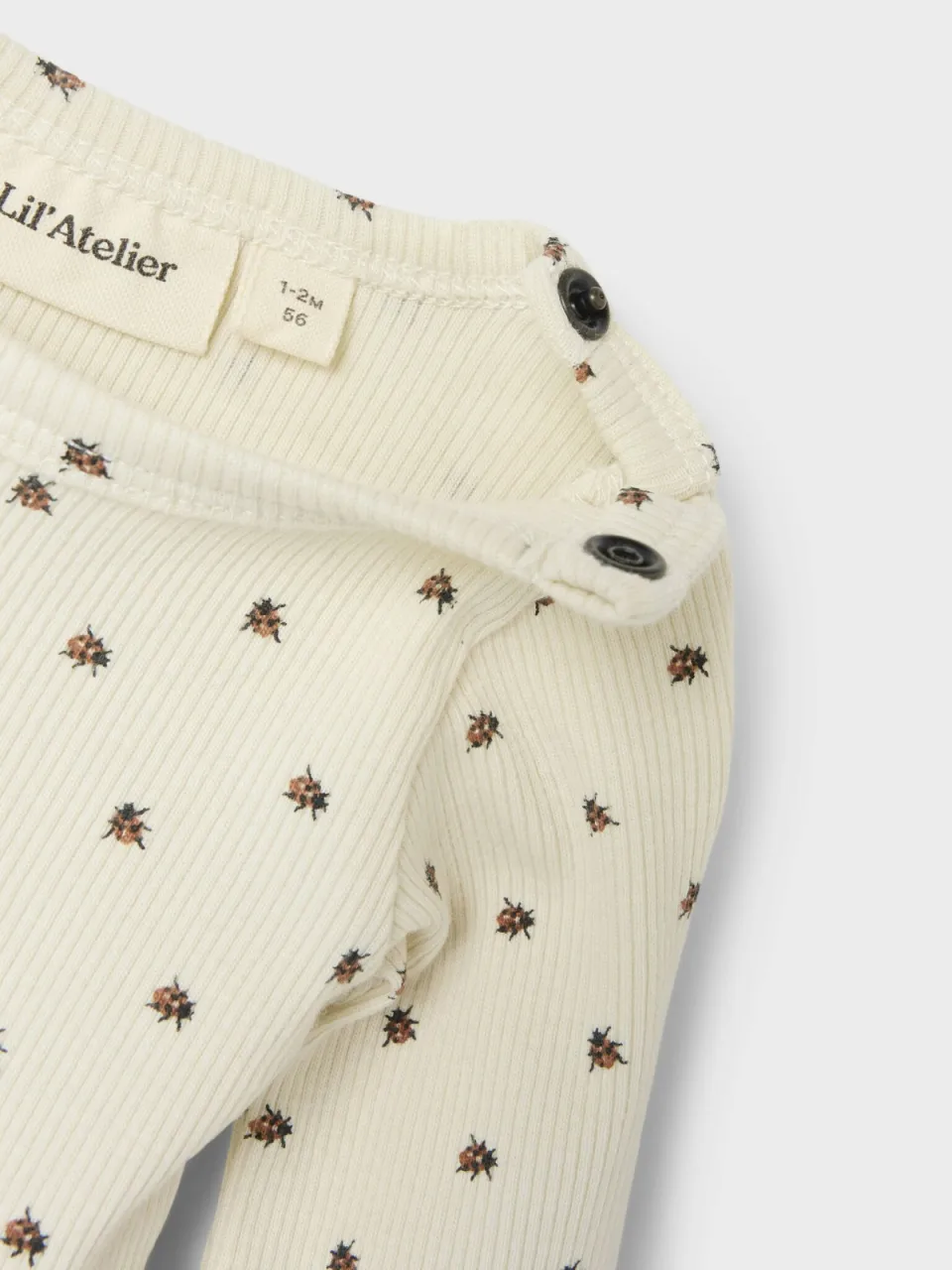 Lil' Atelier BABY romper NBNLAGO offwhite/rood, foto 6