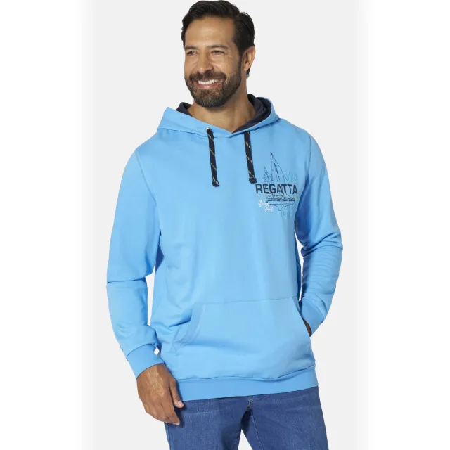 Jan Vanderstorm +FIT Collectie hoodie Plus Size GUNDBERT blauw