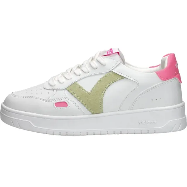 Victoria sneakers wit groen roze, foto 2