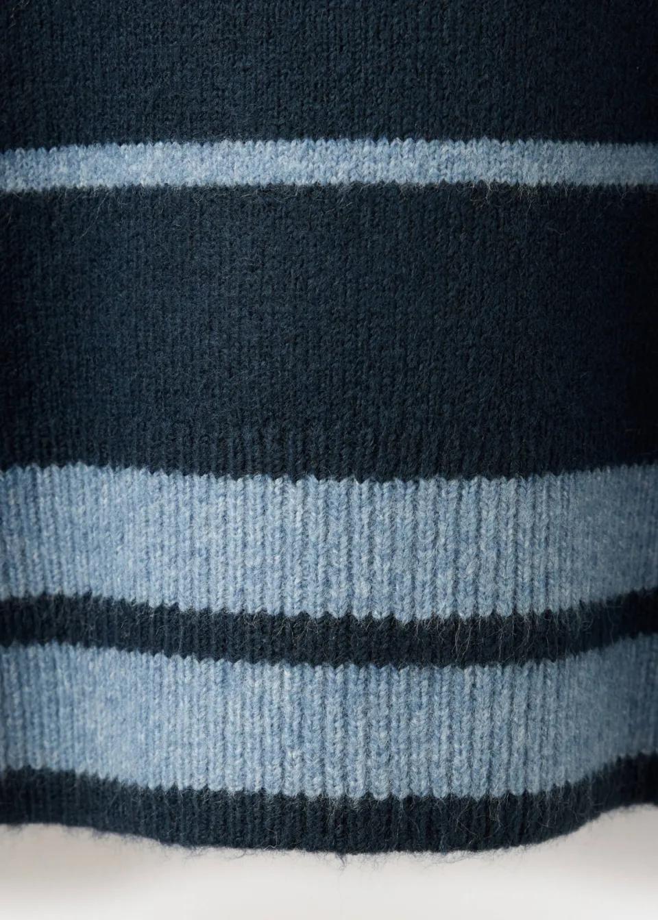 Mango TEEN gebreide gestreepte trui - donkerblauw, foto 7