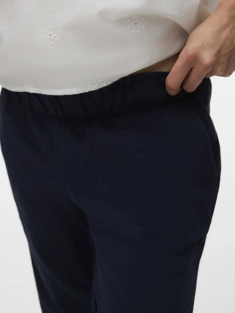 Mamalicious MLIVY zwangerschapsbroek donkerblauw, foto 4