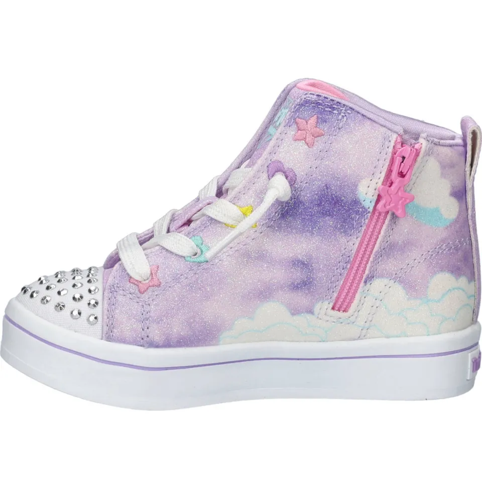 Skechers sneakers met lichtjes lila, foto 6