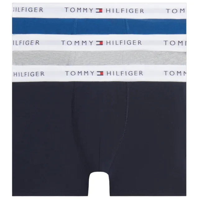 Tommy Hilfiger boxershorts donkerblauw/grijs/blauw